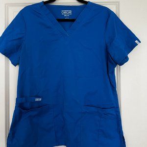 Royal Blue Scrub Top